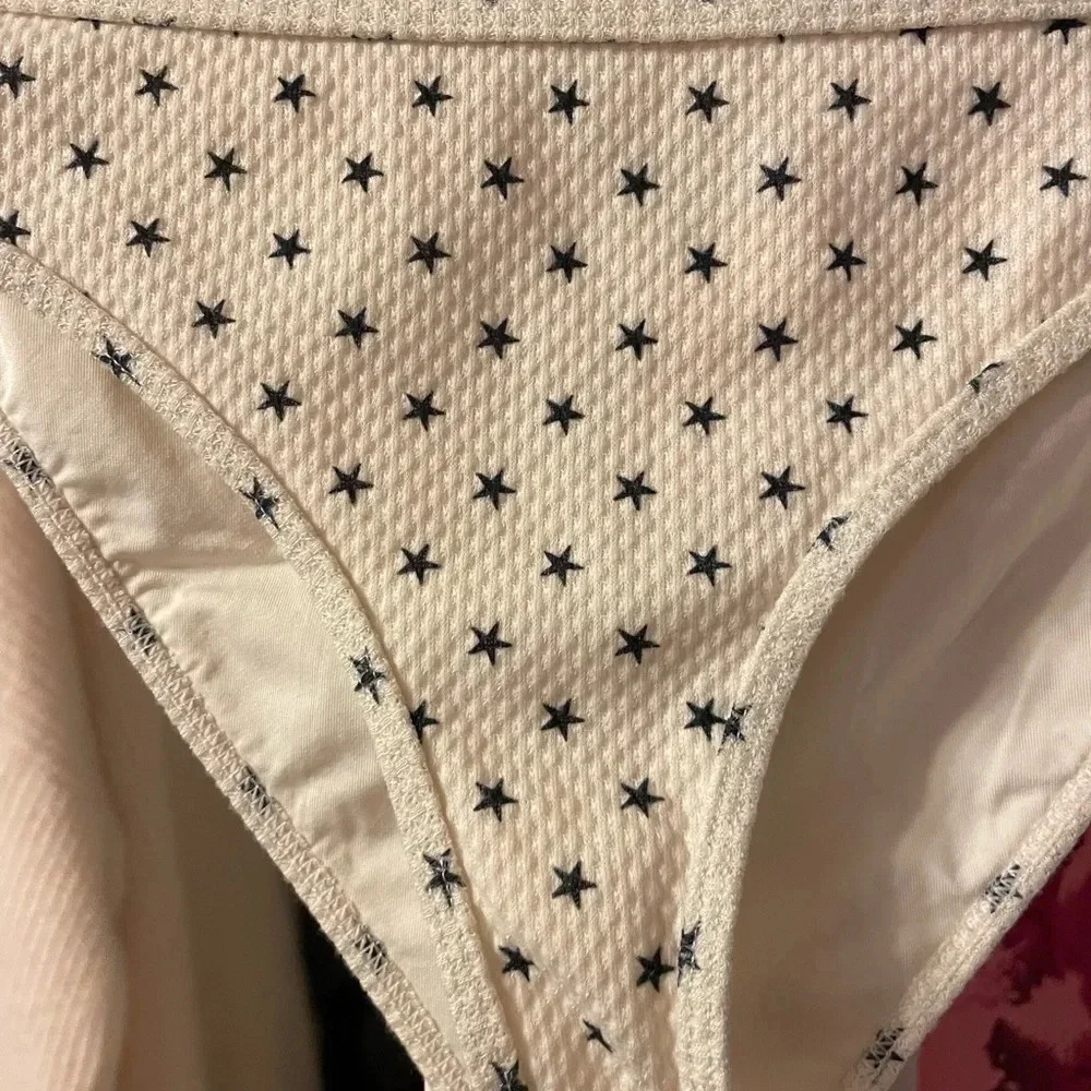 LOVERS + FRIENDS STAR PRINT BIKINI BOTTOMS
